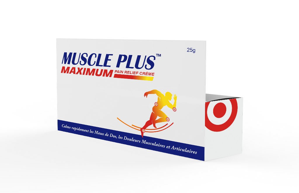 Muscle plus Cream Back Side